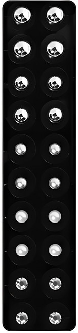 더블유비엘 윙블링 심플 샤인 이혈테라피 귀침 주얼패치 (2colors), 1개, 실버