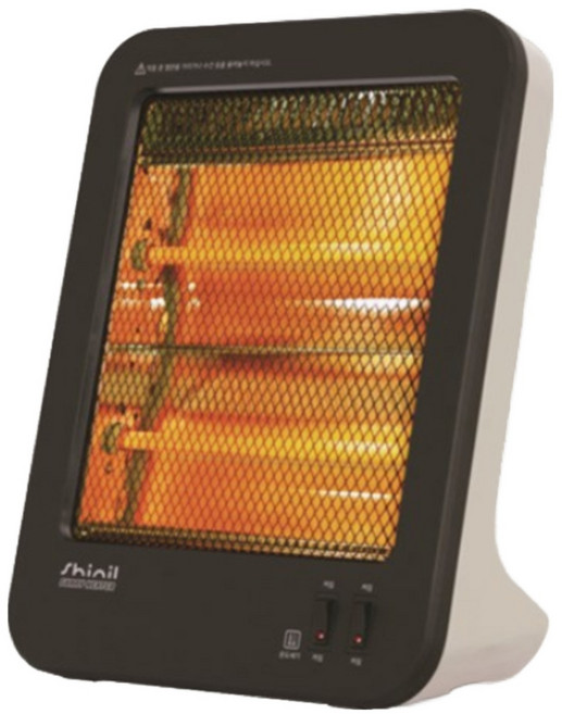 신일 석영관 2단 히터, SEH-NB300WS, 블랙화이트