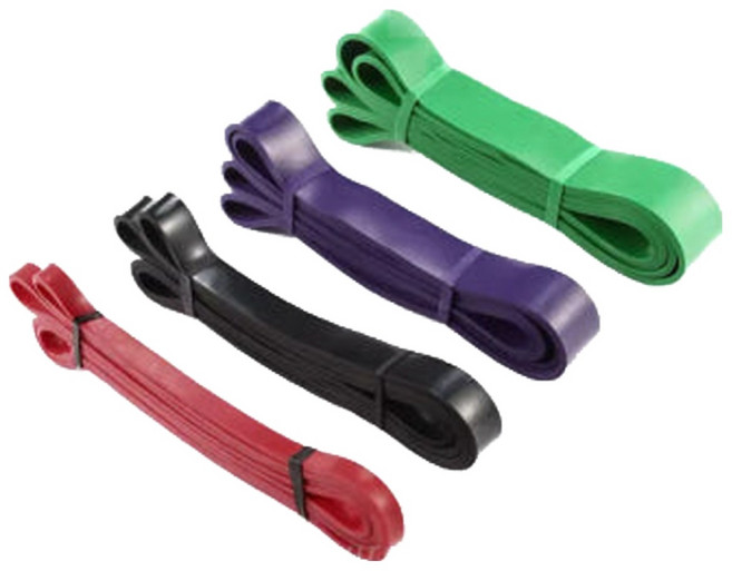 턱걸이용 철봉용 풀업밴드 라텍스 밴드 근력운동 스트레칭 밴드 4개 1세트 (레드 블랙 퍼플 그린), 1개
