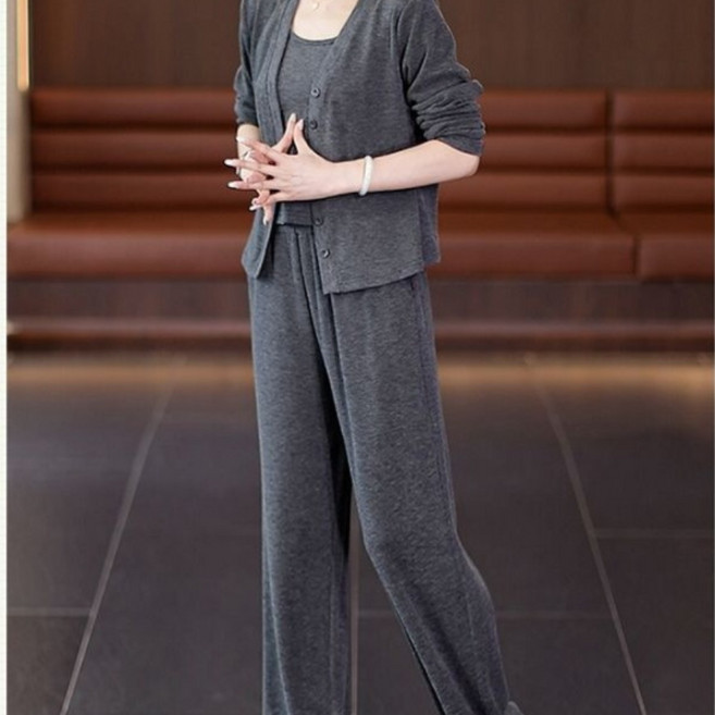 스타일닥터 여성 패션캐주얼 3피스 세트 슬림핏 간략하다 캐주얼룩