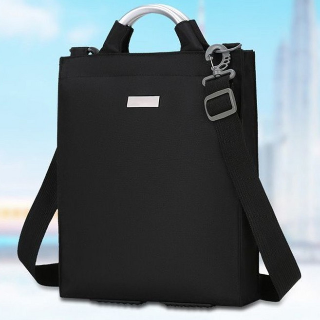 남성 방수 비즈니스 통근 토트백 가로형 세로형 컴퓨터 가방 A4 서류 가방