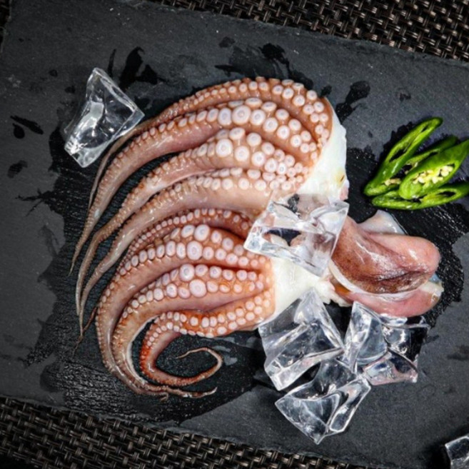 [바다사람들] 국내산 자연산 먹기좋은 냉동 세척 손질문어, 3개, 180g