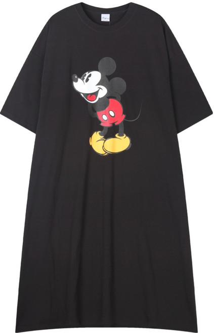 디즈니 뒷짐미키 원피스 빅사이즈 홈웨어 롱원피스