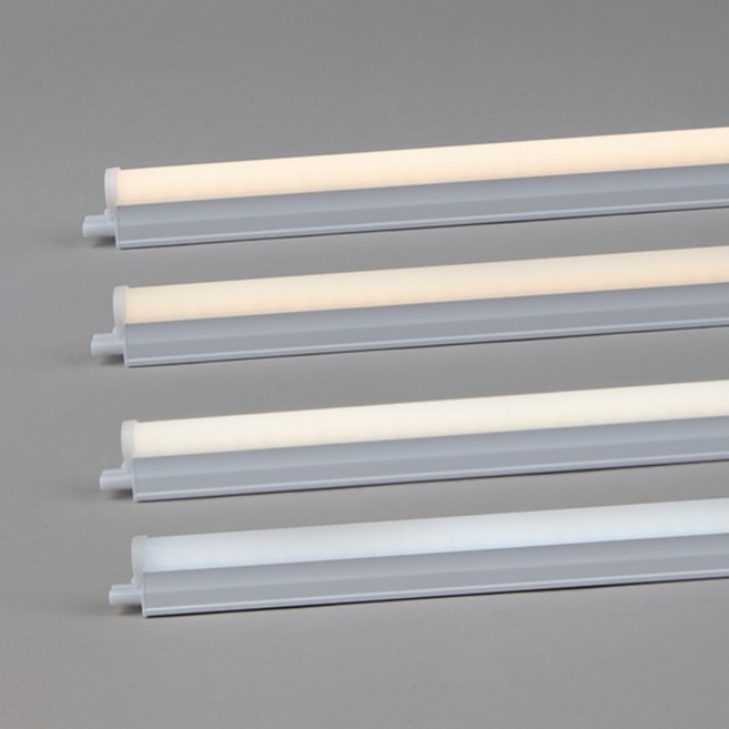 더쎈 LED T5 샤리벨 간접조명 1200mm 간접등 슬림 일자등 DC타입 플리커프로우, 샤리벨 1200mm(18W) 전구색 10개