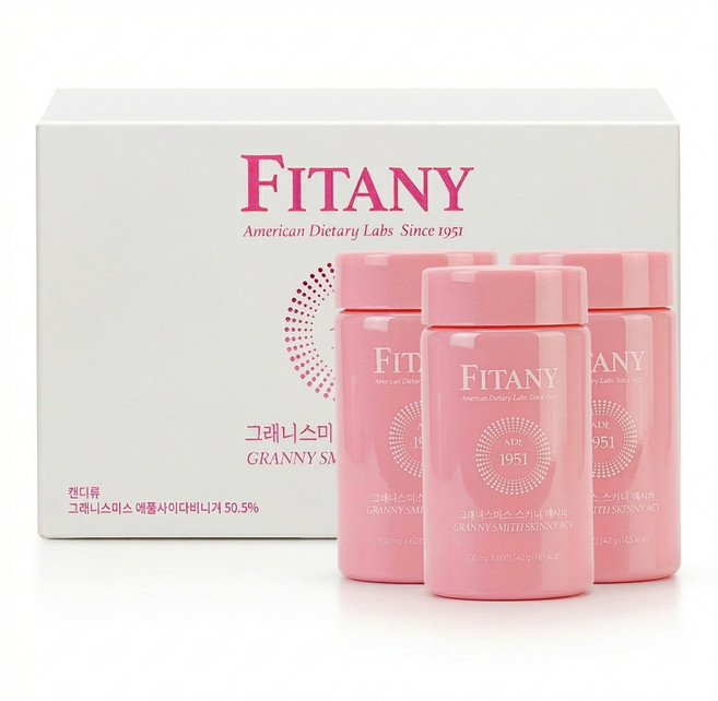 [FITANY] 피타니 그래니스미스 스키니 애사비 정제, 42g, 3개