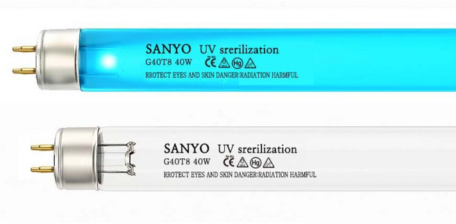 산요자외선 살균램프 G40T8, 1, 12개