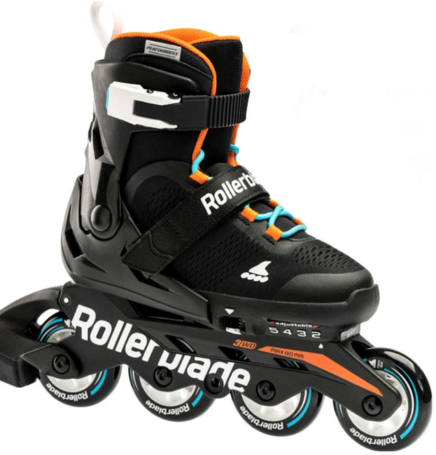 아동 인라인 스케이트 롤러블레이드 마이크로블레이드 맥스 오렌지 신발항균건조기 휠커버 외, 선택완료, 사이즈:L(230-260mm)