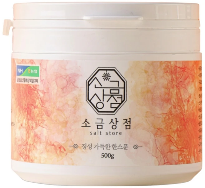 소금상점 미네랄 고순도 용융소금 알칼리 소금물 천일염 고운입자 불순물제로, 500g, 1개 - 쿠팡