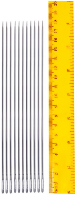 메티스 긴바늘 장바늘 귀큰바늘 이불 인형 바늘 10+1개, 11개