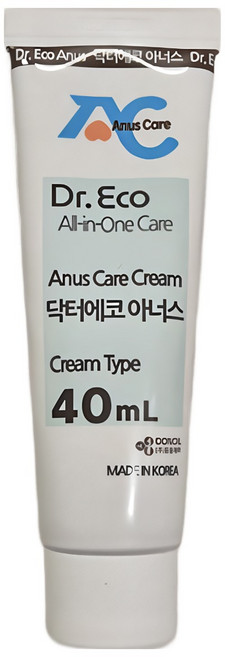 닥터에코아너스 항문보습 크림 가려움 병풀추출물 TECA 사타구니촉촉크림 노란색, 1개, 40g