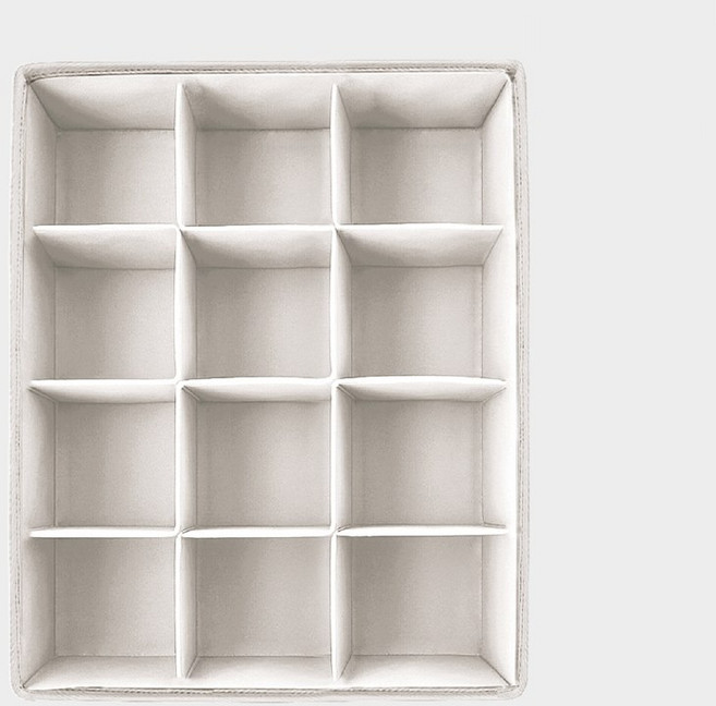 엠부띠끄 탭탭 칸조절 서랍 정리함 12 구, 아이보리