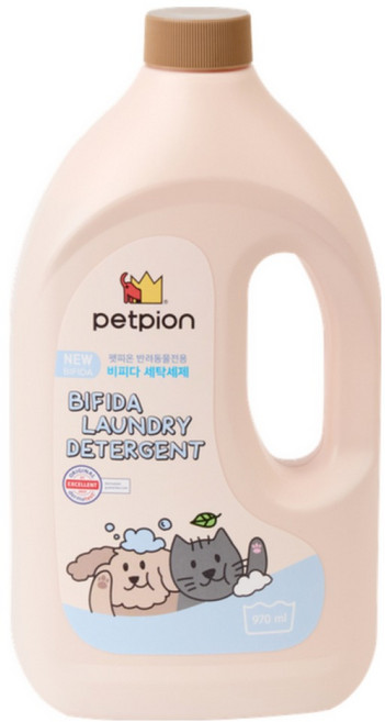 펫피온 반려동물전용 비피다 세탁세제 970ml, 2개