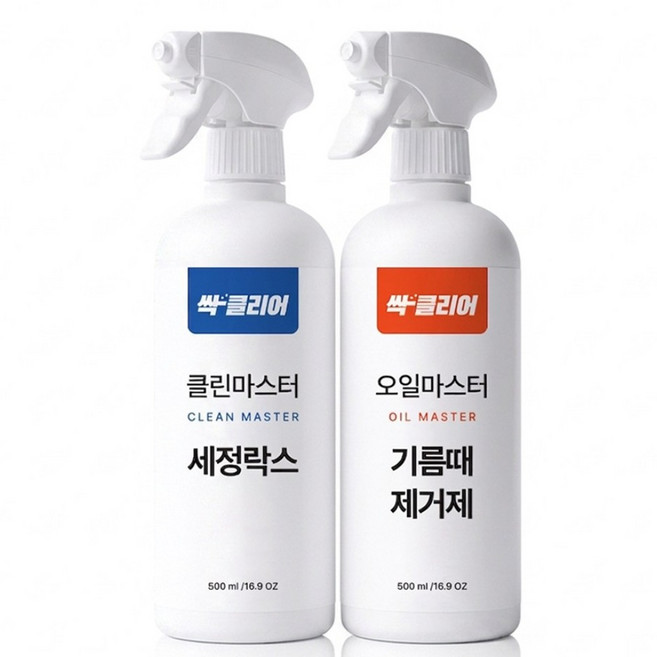 싹클리어 오븐크리너 세정락스 2종, 1세트, 500ml