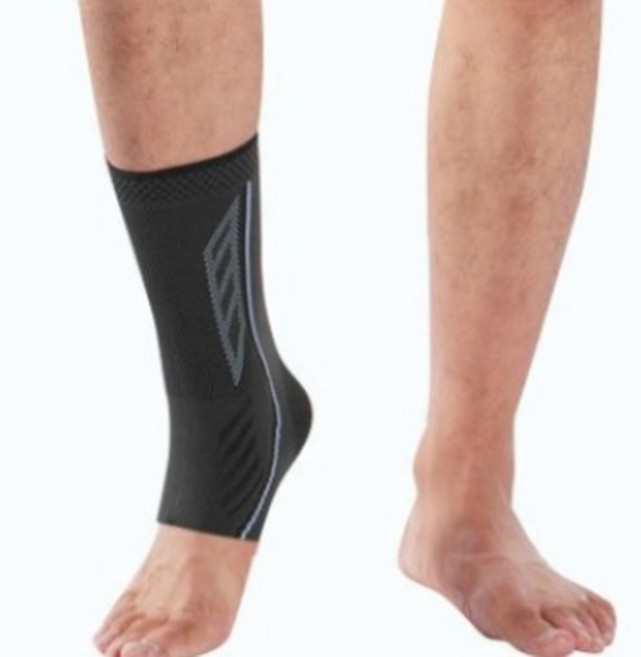 발목보호대 압박 고정 탄력 부상방지 스포츠용, 그레이, 2개