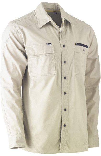 비즐리 셔츠 플렉스 앤 무브 유틸리티 워크 셔츠 BS6144 Bisley