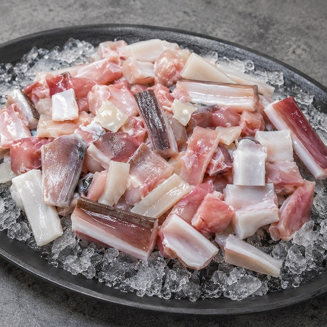 어부백서 국내산 군산 참 홍어탕 홍어애탕 홍어국 애탕 탕거리 애국 뼈 탕거리 1kg, 1개