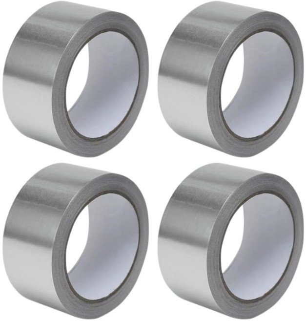 다목적 덕트 호일 알루미늄 방수 테이프 5cm 20m, 4개