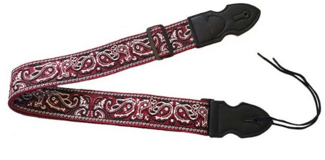 인디아 자카드 자수 기타스트랩 기타멜빵 어깨끈 5가지 타입 중 택1, 1개