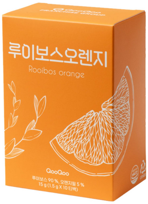 쿠우쿠우 향긋한 위로 루이보스 오렌지 10티백, 1.5g, 3박스, 10개입