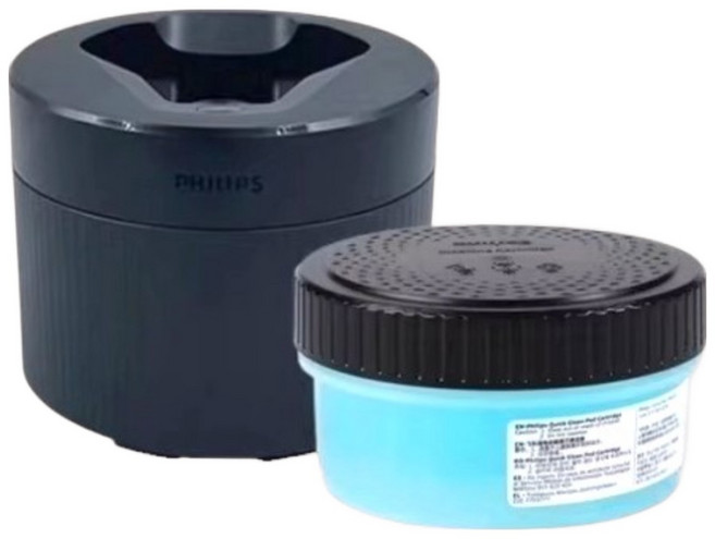 [필립스정품] 전기 면도기 세정 세척기 클렌징팟, 1개