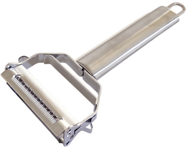 쇼쿠리 올스텐 이중칼날 멀티 채칼, 1개, 실버그레이