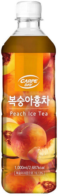 대호 복숭아홍차 액상 (1000ml ), 1L, 12개
