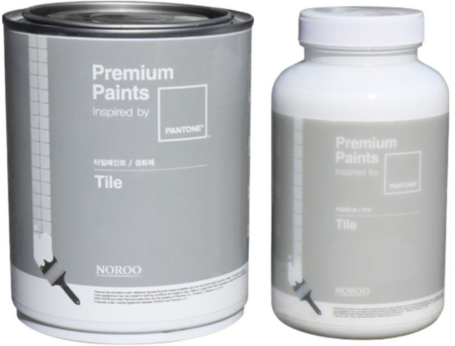 노루페인트 팬톤페인트 타일페인트 욕실페인트 화장실페인트 0.75L, 화이트, 750ml, 1개