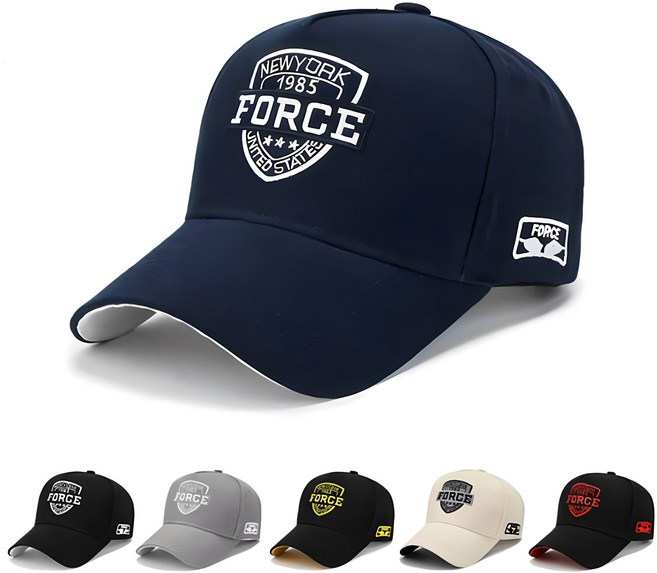 1+1 뉴네임 빅사이즈 FORCE 와펜 볼캡 모자 야구모자 큰모자 대두 남자모자