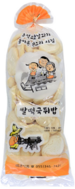 쌀떡국 튀밥, 140g, 1개
