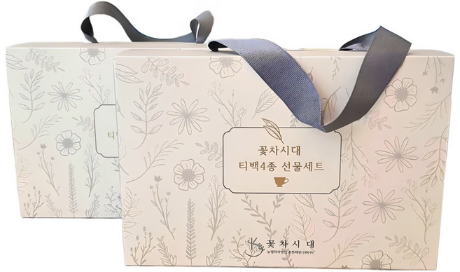 꽃차시대 티백4종 선물세트, 40개