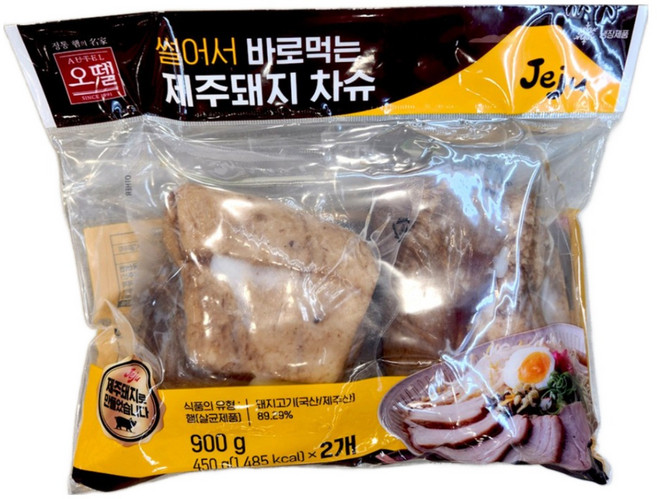 오뗄 제주돼지차슈, 1개, 900g