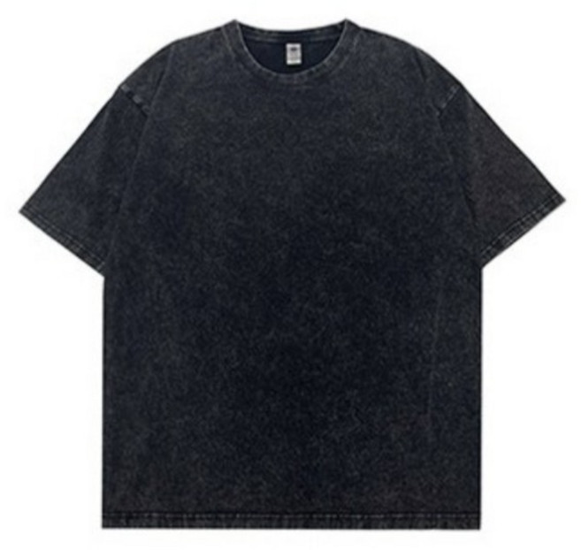 남녀공용 피그먼트 루즈핏 워싱 반팔티
