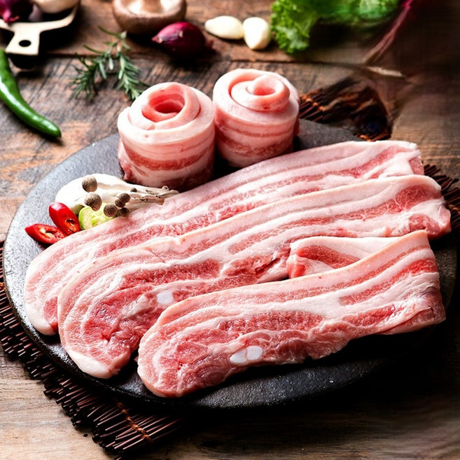 +특별할인+ [으뜸한돈] 국내산 냉장 한돈 오겹살 500g (구이용), 1개