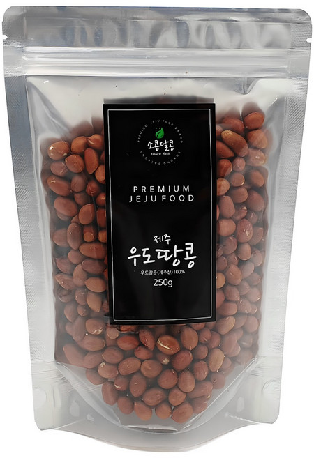 소콩달콩 제주우도땅콩 250g*2 제주현지 식품가공업체 직접판매 땅콩, 2개, 250g