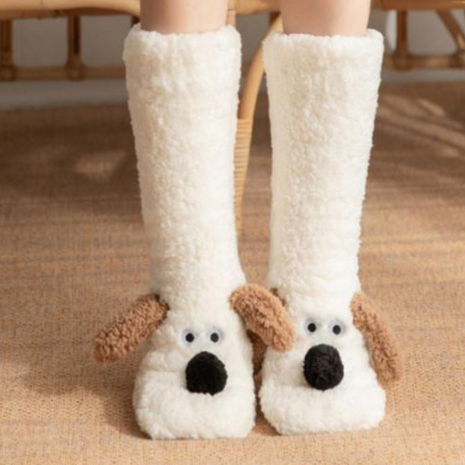 선물 추천 깜찍 로밋 러블리 도톰 수면 양말 4col