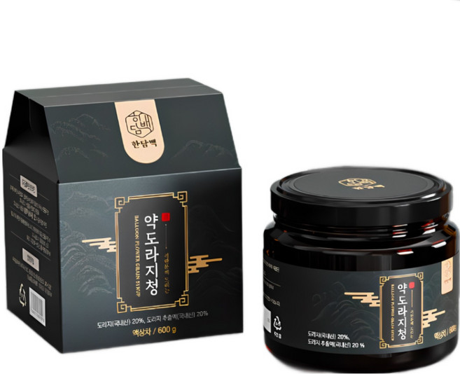 한담백 약도라지청 저감미당 농축액 엑기스 600g, 3개, 1개입