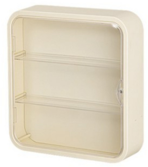 HK.sell 비긴 먼지 차단 부착식 상비약 정리 선반 크림, 1개