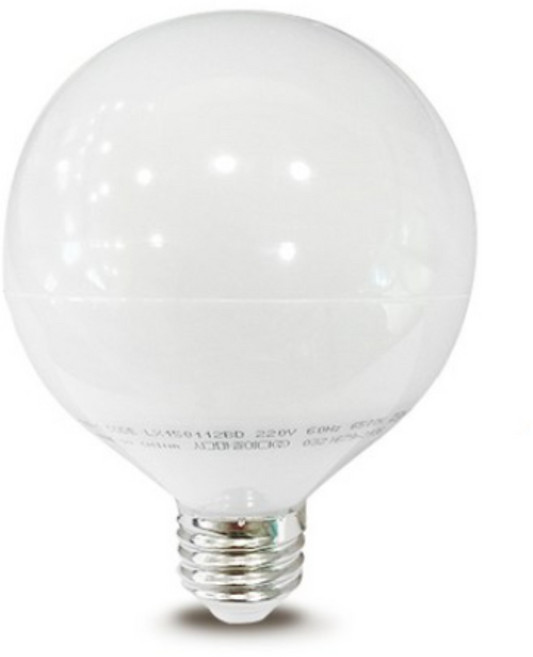 LED램프 / 백열전구 삼파장램프 대체용, LED볼구 8W/숏타입 (E26)_전구색(노란빛), 1개, 전구색