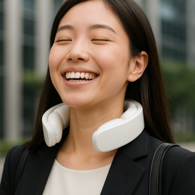 레알핏 아이스 넥쿨러 넥밴드 냉각, 블랙, 1개