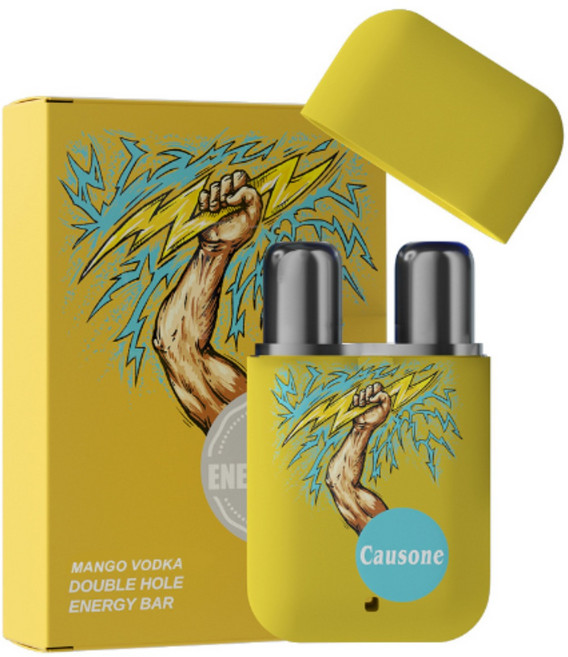 위핏마켓 코존 정품 파워 에너지바 코흡입기 순간스피드 집중력향상 에너지강화, 망고(Mango), 2개