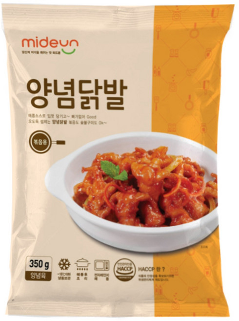 국내산 무뼈 양념닭발350g, 1개, 350g