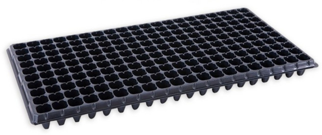 파주큰사위 200구 저면관수 받침대 모종판 육모판 파종 육묘 모종 묘목 트레이, 검정, 50개