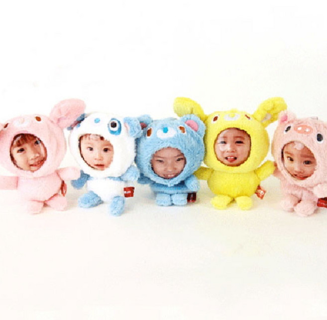 또띠 3D입체얼굴캐릭터 일반인형 M / 돼지, 1개