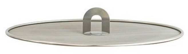 맥시브이 스텐 후라이팬 기름방지 덮개 뚜껑, 1개, 33cm