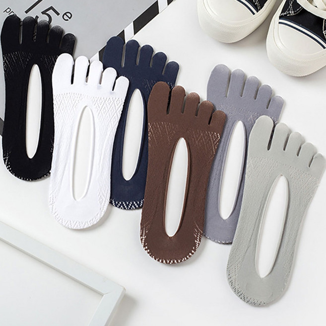 에이블삭스 메쉬 스타킹 남성 발가락양말 덧신 6종세트 n171