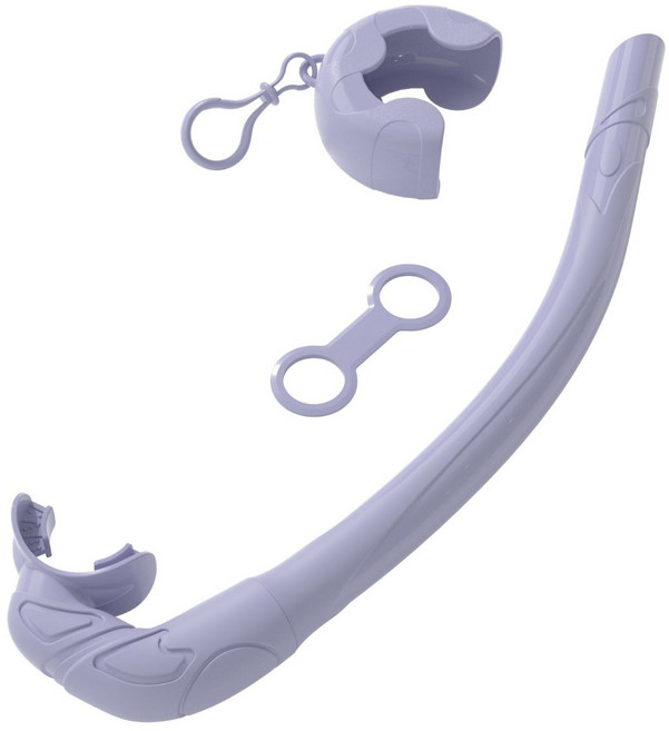 이프노스 프리다이빙 롤업 스노클 스노쿨링, 베이비퍼플