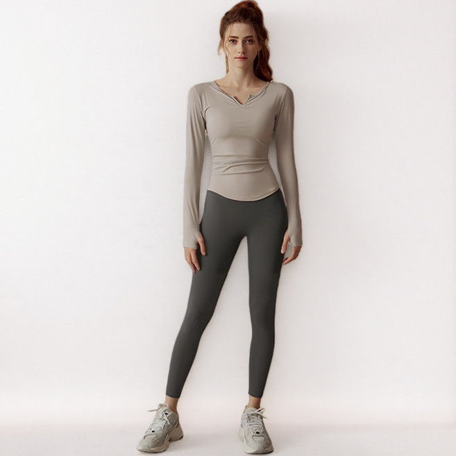 VIISHOW 여성 요가복 세트 필라테스복 스포츠 브라+레깅스