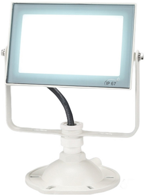 비츠온 LED 사각 투광기 W2 100W 주광색 화이트, 노출투광기 화이트바디 주광색 100W, 1개