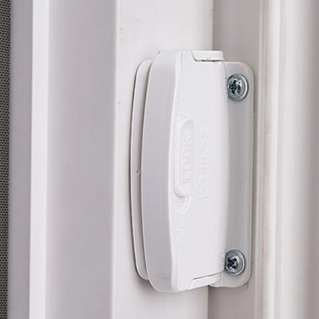 엘홈 창문 방충망 잠금장치 잠그미 추락방지 도난방지 유아, 2개