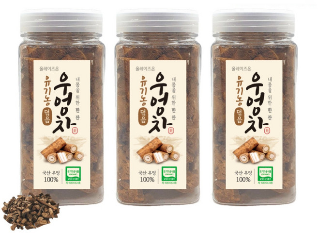 올웨이즈온티 유기농 덖음 우엉차, 110g, 1개입, 3개